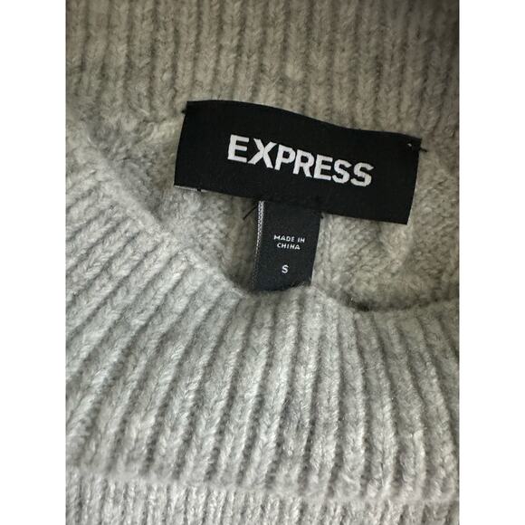 Express Gray Sleeveless Women's Sweater Small - Picture 4 of 4